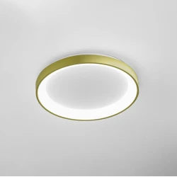 LED Πλαφονιέρα Αλουμινίου Στρογγυλή Πράσινο 38cm 30W KRIZIA P/P - GEA LUCE