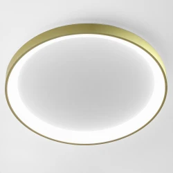LED Πλαφονιέρα Αλουμινίου Στρογγυλή Πράσινο 78cm 60W KRIZIA P/S - GEA LUCE