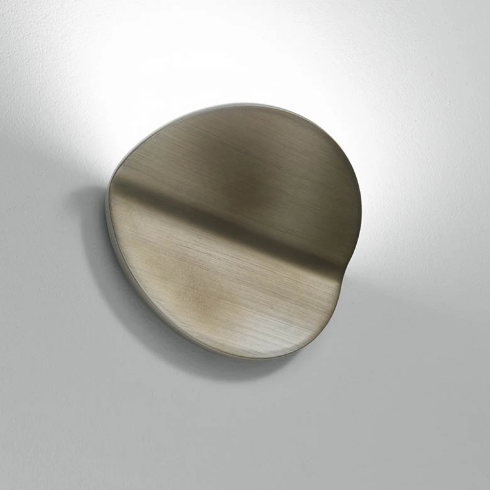 LED Φωτιστικό Τοίχου Αλουμινίου Αντικέ Γκρι 20W PLUG - GEA LUCE