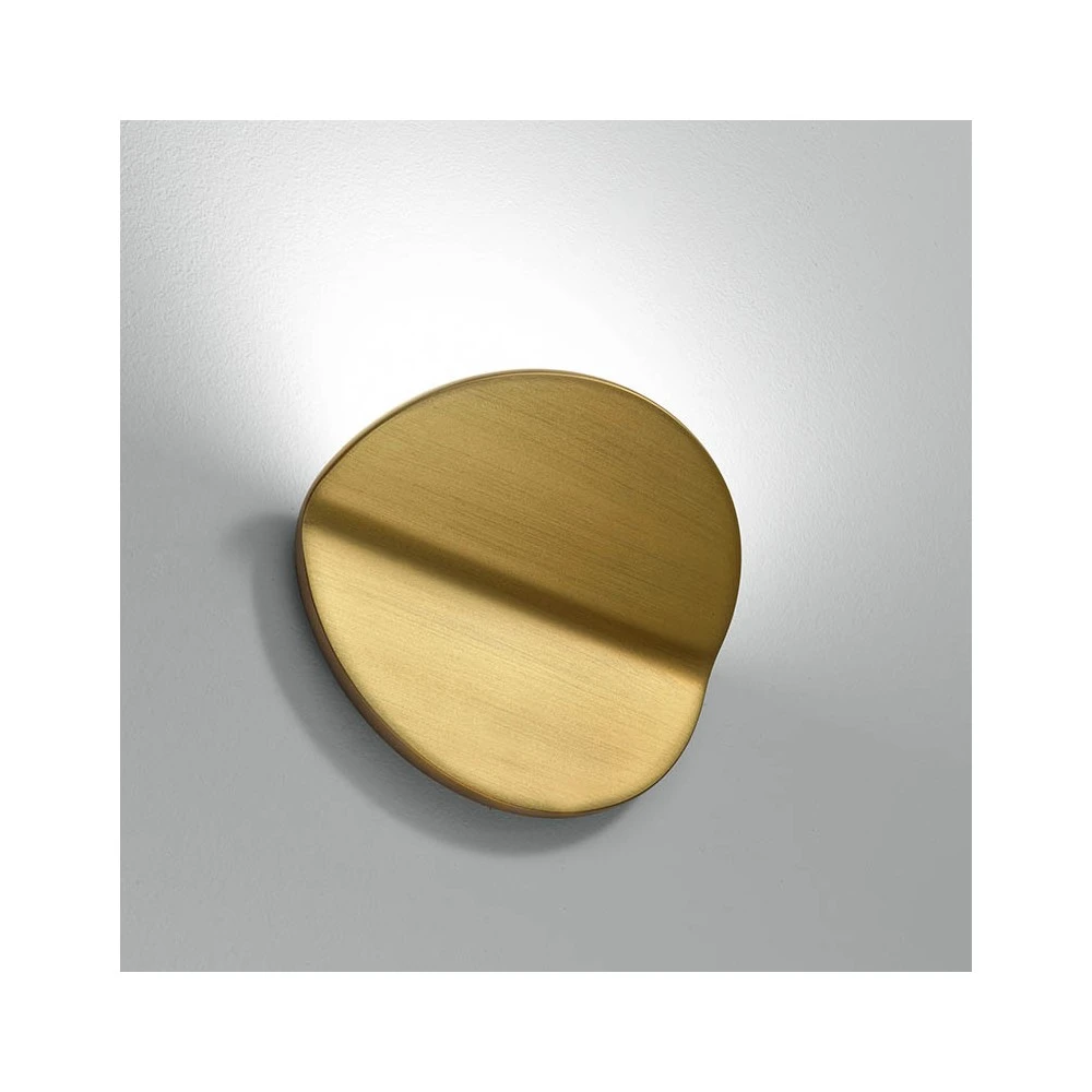 LED Φωτιστικό Τοίχου Αλουμινίου Αντικέ Χρυσό 20W PLUG - GEA LUCE