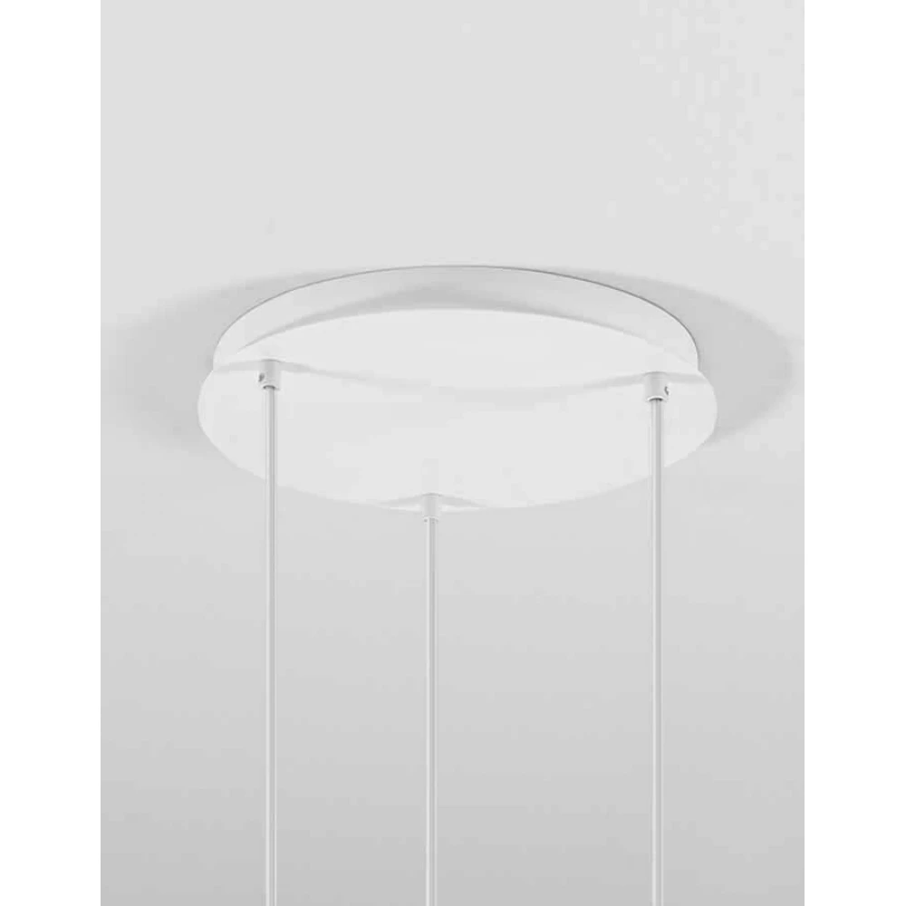 Κρεμαστό Φωτιστικό Πολύφωτο Από Γυαλί Σε Διάφορες Αποχρώσεις Και Μεγέθη - Σε Τρίφωτη Ροζέτα 3xE27 RAIKA - GEA LUCE