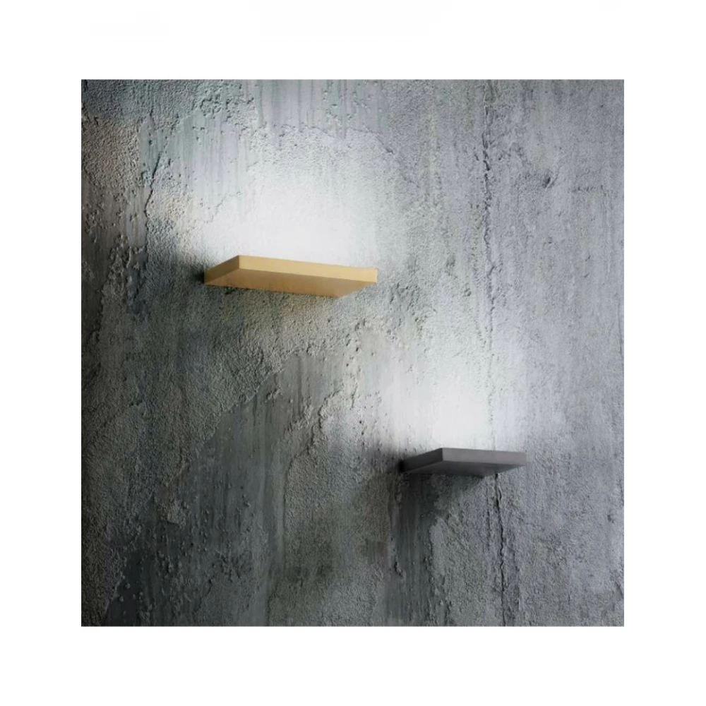 LED Φωτιστικό Τοίχου Μεταλλικό Ορειχάλκινο 28cm 25W YOANA - GEA LUCE