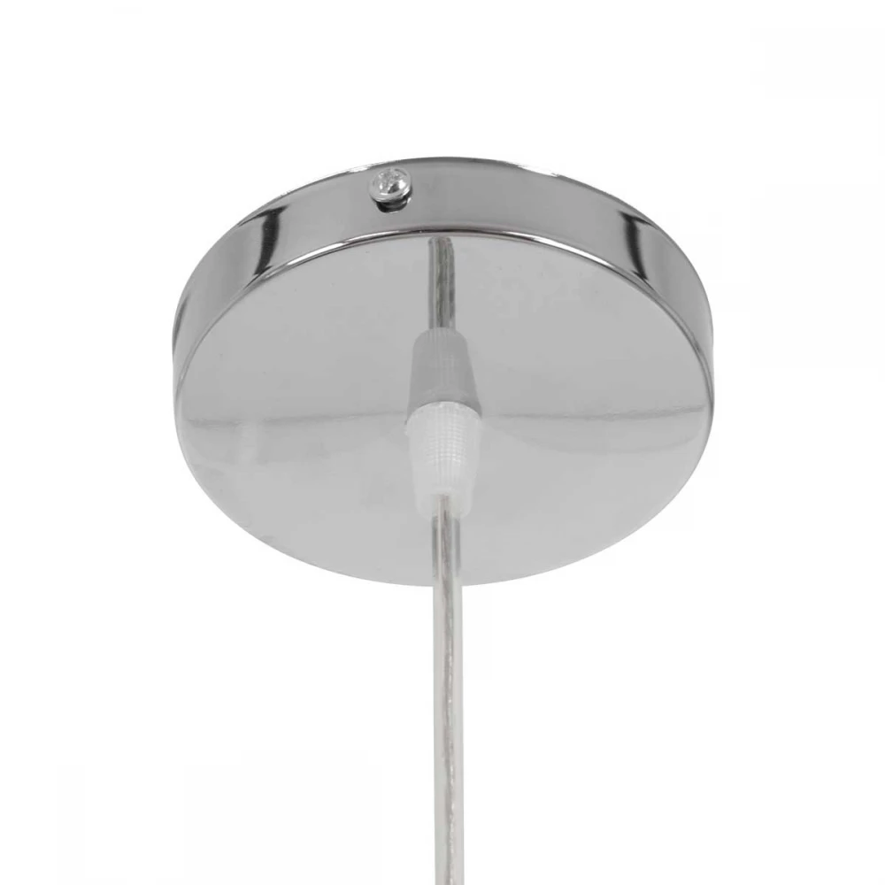 MAYOTTE Vintage Κρεμαστό Φωτιστικό Οροφής Μονόφωτο Μπεζ Ξύλινο Bamboo Φ35 x Y27cm