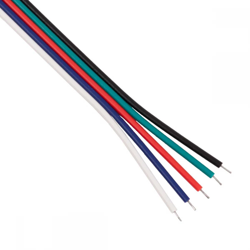 RGB+W Connector με 15cm Καλώδιο 5 PIN