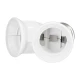 Πλαστικός Αντάπτορας Μετατροπέας από 1xE27 Ντουί σε 2xE27 Ντουί Λευκό GloboStar