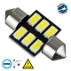 Λάμπα Αυτοκίνητου 31mm FESTOON - C5W LED 6 SMD 5630 3W 450lm 120° DC 12V IP20 Ψυχρό Λευκό 6000K Globostar