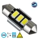 Λάμπα Αυτοκίνητου 31mm FESTOON - C5W 2nd Generation Can-Bus Series LED 3 SMD 5630 2W 300lm 120° DC 12V IP20 Ψυχρό Λευκό 6000K Globostar