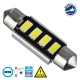 Λάμπα Αυτοκίνητου 39mm FESTOON - C5W 2nd Generation Can-Bus Series LED 4 SMD 5630 3W 450lm 120° DC 12V IP20 Ψυχρό Λευκό 6000K Globostar