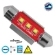 GloboStar® C5W 81325 Λάμπα Αυτοκίνητου 36mm FESTOON 3rd Generation Can-Bus Extreme Series LED 3 CREE XPE 2.05W 260lm 120° DC 12V IP20 Ψυχρό Λευκό 6000K