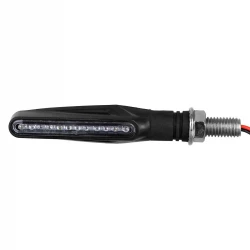 GloboStar ΣΕΤ 2 x Φλάς Μοτοσυκλέτας Universal Line LED SMD 5050 5W DC 12V Πορτοκαλί Αδιάβροχα IP65
