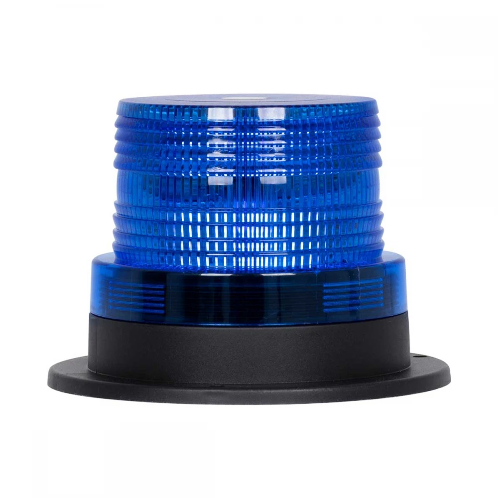 PRO Series Φάρος Σήμανσης Οχήματος Αστυνομίας για Αυτοκίνητα & Φορτηγά STROBE LED 10W DC 12-24V Αδιάβροχος IP65 Μπλε Globostar
