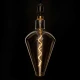 Λάμπα LED Soft S Spiral Filament E27 BA200 ROCKET Γλόμπος 6W 420lm 360° AC 220-240V IP20 Φ20 x Υ41.5cm Ultra Θερμό Λευκό 2200K με Μελί Γυαλί - Dimmable