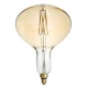 Λάμπα LED Zig Long Filament E27 R280 BUTTERNUT Γλόμπος 6W 420lm 360° AC 220-240V IP20 Φ28 x Υ41cm Ultra Θερμό Λευκό 2200K με Μελί Γυαλί - Dimmable
