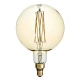 Λάμπα LED Long Filament E27 G200 PITAYAS Γλόμπος 8W 720lm 360° AC 220-240V IP20 Φ20 x Υ30cm Ultra Θερμό Λευκό 2200K με Μελί Γυαλί - Dimmable