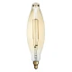Λάμπα LED Long Filament E27 3.5K AVOCADOS Γλόμπος 8W 650lm 360° AC 220-240V IP20 Φ12 x Υ44cm Ultra Θερμό Λευκό 2200K με Μελί Γυαλί Dimmable