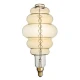 Λάμπα LED Soft S Spiral Filament E27 BH200 GRAPES Γλόμπος 8W 560lm 360° AC 220-240V IP20 Φ20 x Υ41cm Ultra Θερμό Λευκό 2200K με Μελί Γυαλί - Dimmable