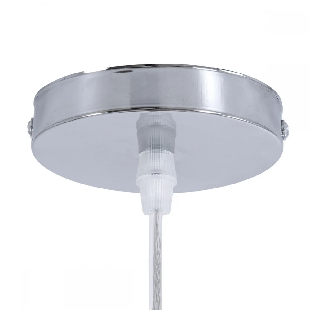 Μοντέρνο Κρεμαστό Φωτιστικό Οροφής Μονόφωτο 1 x E27 Μπεζ Μπαμπού Καμπάνα D50 x H110cm