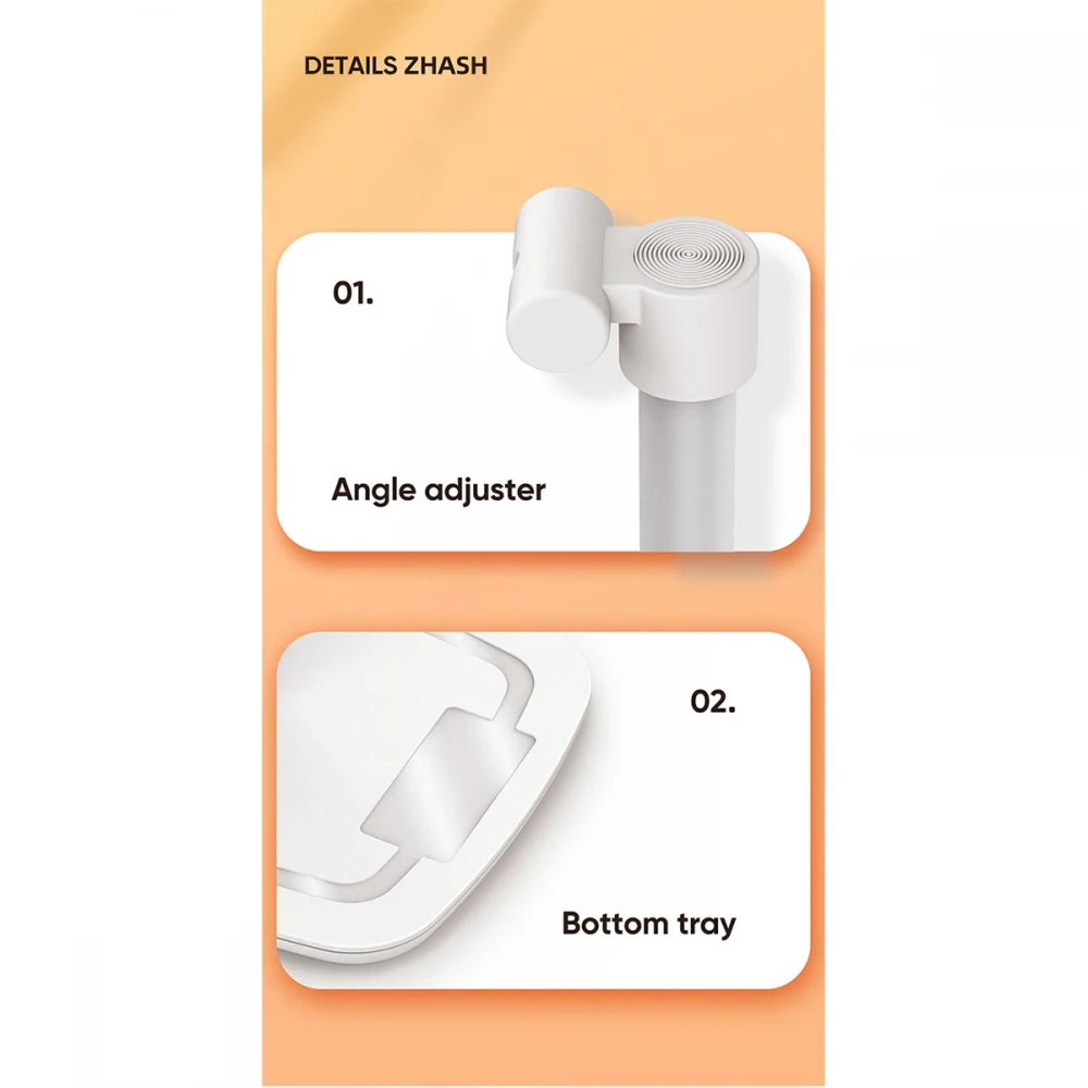JOYROOM Originals JR-ZS203 Επιτραπέζια Σταθερή Ρυθμιζόμενη Μεταλλική Βάση Κινητού Μαύρη
