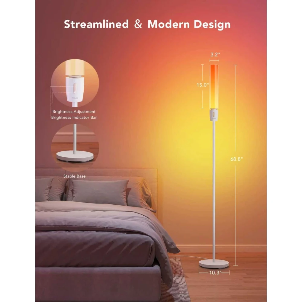 Govee RGBICWW Cylinder Floor Lamp ( H6078 )