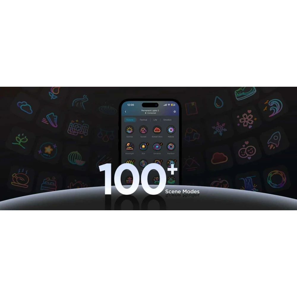 Govee Φωτάκια Εξωτερικού Χώρου H705E - 30m IP67 RGBICW