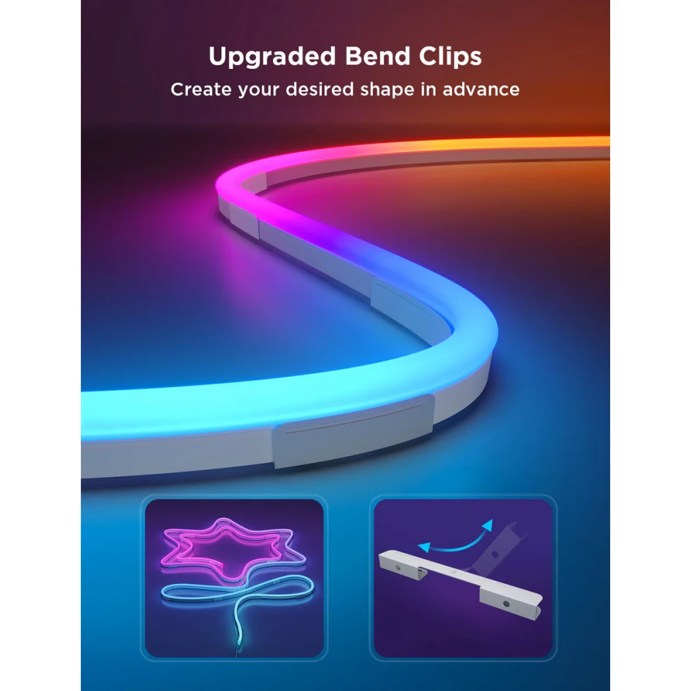 Govee Neon Rope Light 2 5m RGBIC ( H61D5-W)