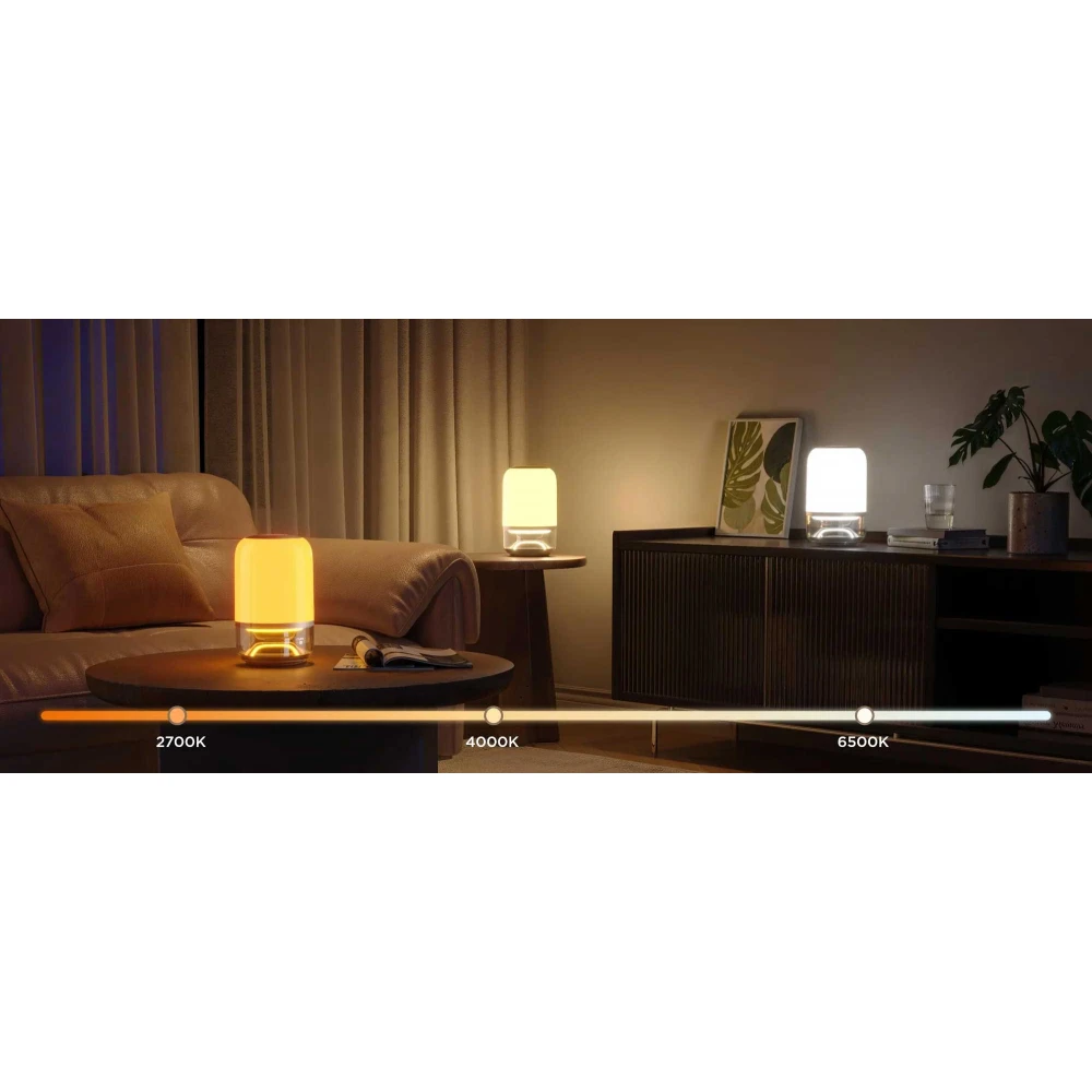 GOVEE H6020 TABLE LAMP 2 PRO ME RGBICWW ΦΩTIΣMO KAI ENΣΩMATΩMENO HXEIO JBL 10W