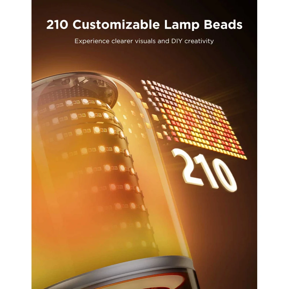 GOVEE H6020 TABLE LAMP 2 PRO ME RGBICWW ΦΩTIΣMO KAI ENΣΩMATΩMENO HXEIO JBL 10W