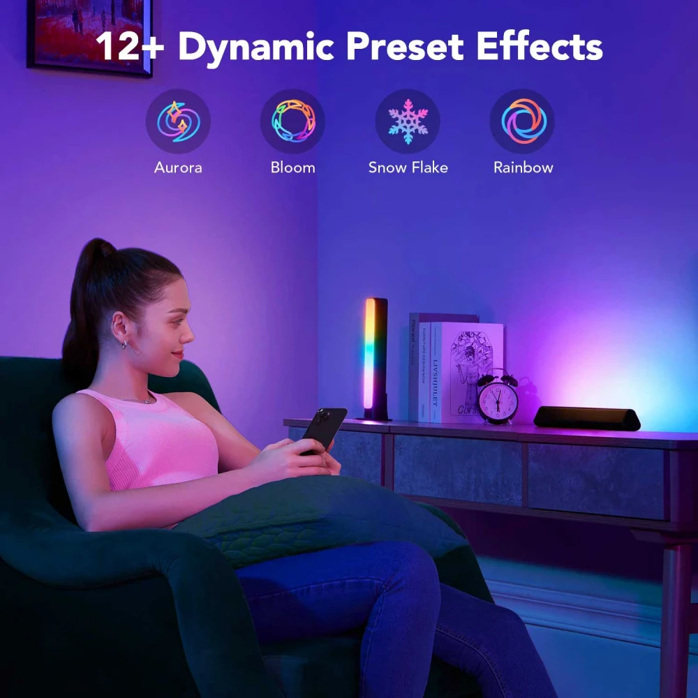 GOVEE RGBICWW WIFI + BLUETOOTH FLOW PLUS LIGHT BARS H6056