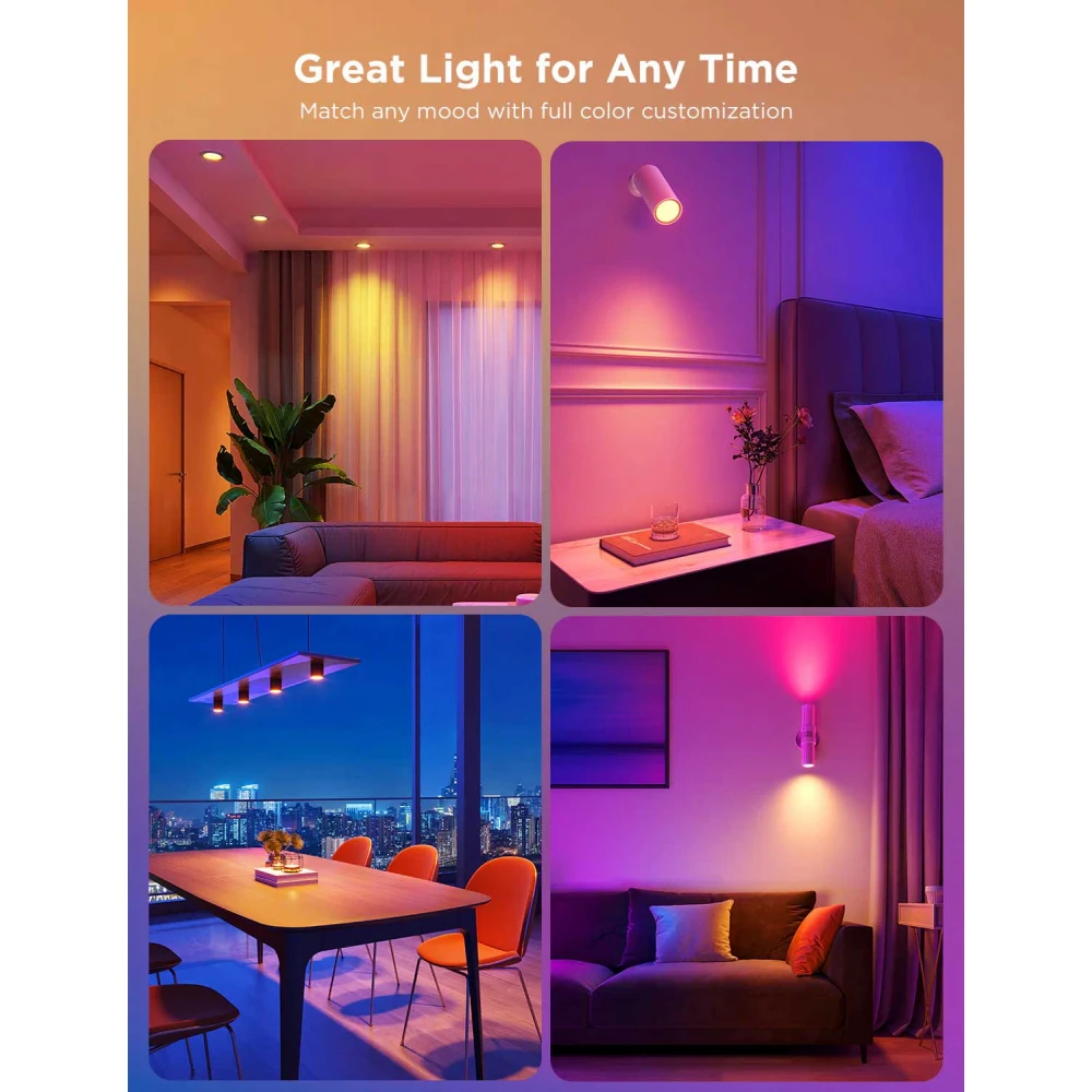 Govee RGBWW Smart LED Bulb GU10 – 2 Τμχ