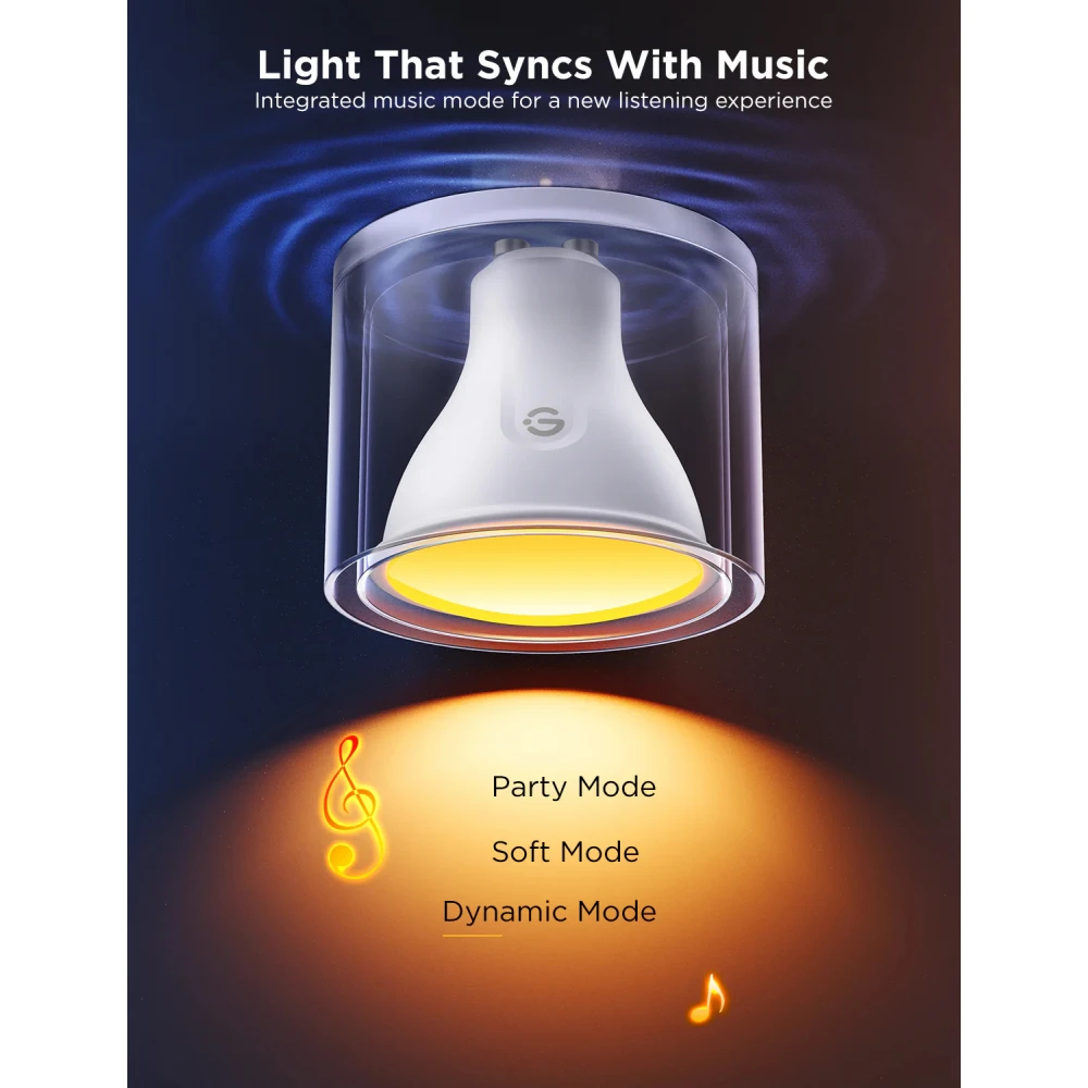 Govee RGBWW Smart LED Bulb GU10 – 2 Τμχ