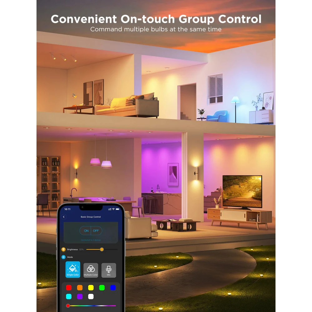 Govee RGBWW Smart LED Bulb GU10 – 2 Τμχ