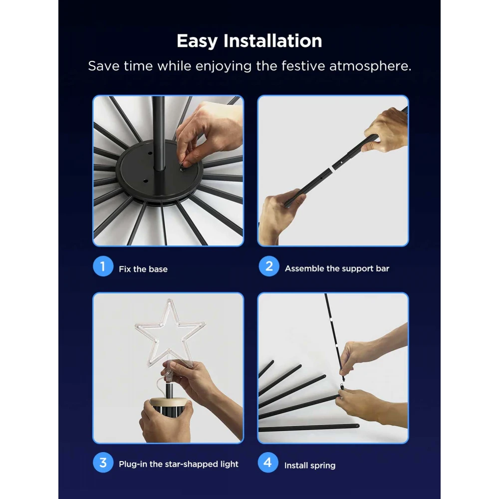 Govee Cone Tree Lights IP67 H6840