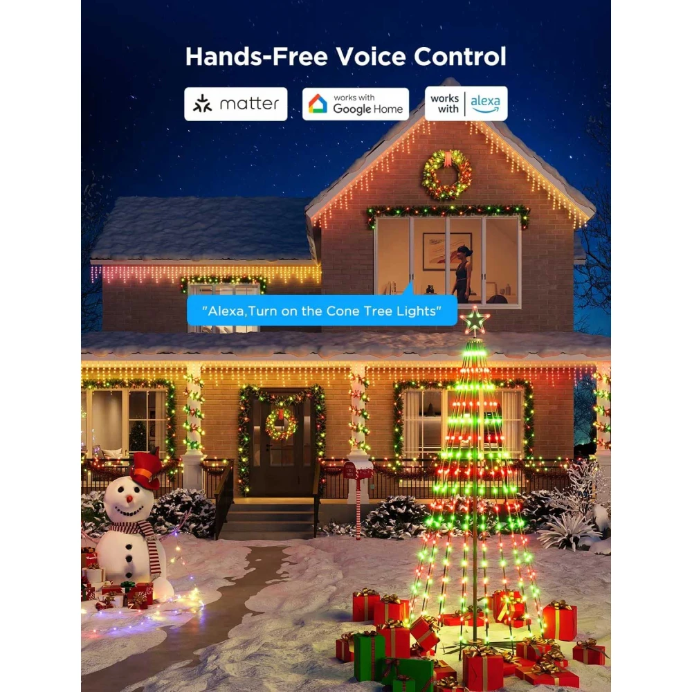 Govee Cone Tree Lights IP67 H6840