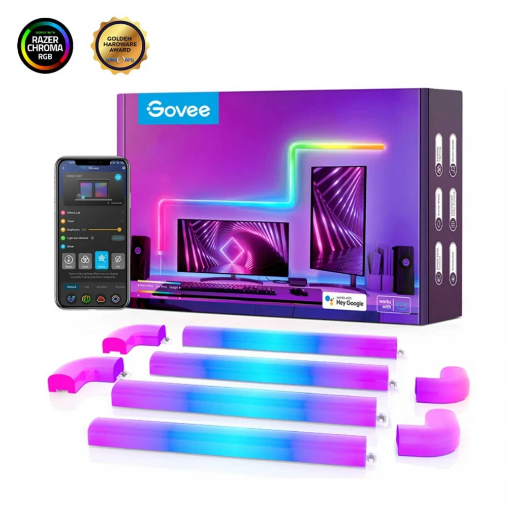 Govee Glide Wall Light Wi-Fi + Bluetooth 36W 12V - 8+4 ( H6062 )