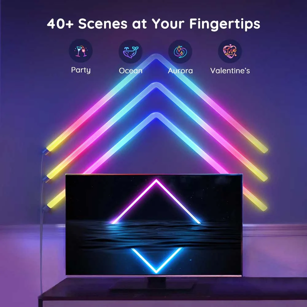 Govee Glide Wall Light Wi-Fi + Bluetooth 36W 12V - 8+4 ( H6062 )