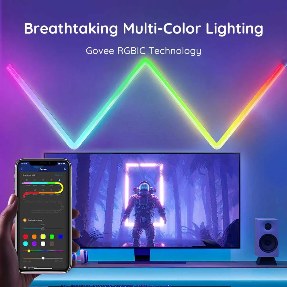 Govee Glide Wall Light Wi-Fi + Bluetooth 36W 12V - 8+4 ( H6062 )