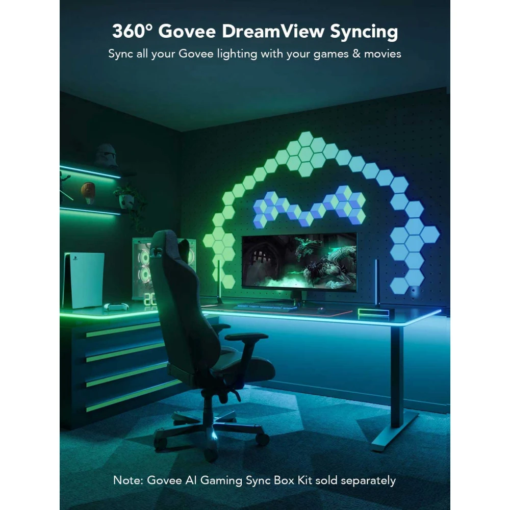 Govee RGBIC LED Neon Rope Light Για Γραφείο - Wi-Fi + Bluetooth 36W 24V 3m ( H61C3 )