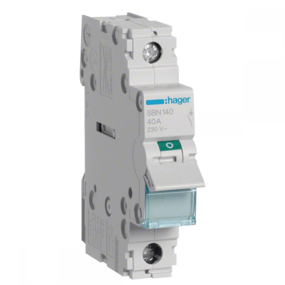 ΡΑΓΟΔΙΑΚΟΠΤΗΣ 1P 40Α - HAGER