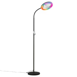 Φωτιστικό δαπέδου led 13,8W + 4W ανεμιστήρας 3CCT 1380lm RGB dimmable με control Μαύρο
