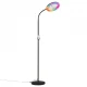 Φωτιστικό δαπέδου led 13,8W + 4W ανεμιστήρας 3CCT 1380lm RGB dimmable με control Μαύρο