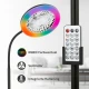 Φωτιστικό δαπέδου led 13,8W + 4W ανεμιστήρας 3CCT 1380lm RGB dimmable με control Μαύρο