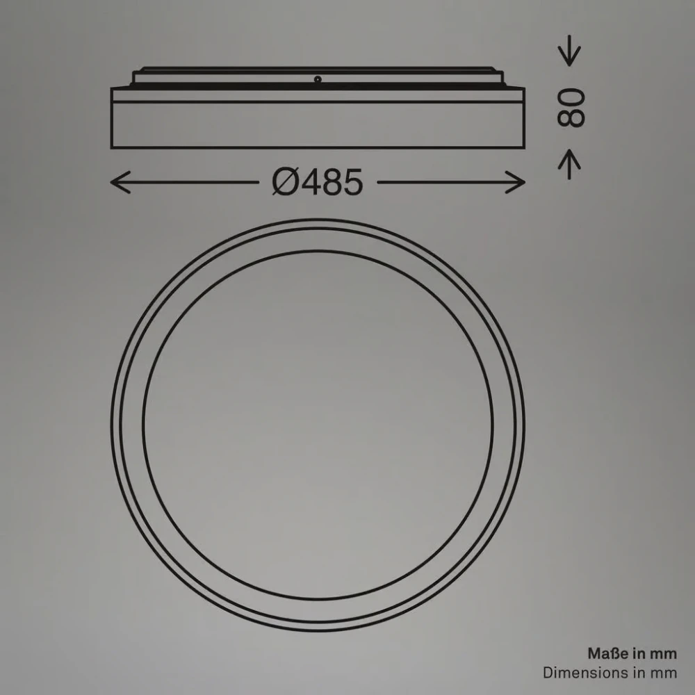 Πλαφονιέρα led "Jus" Ø48 44w 4800lm 3CCT RGBIC
