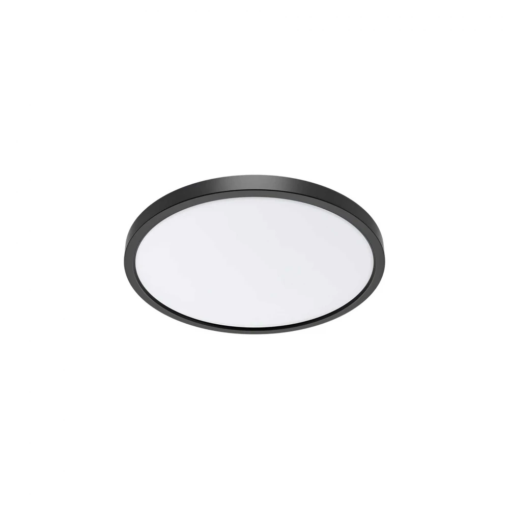 Πλαφονιέρα "Jade" slim 20W 5CCT Ø23 Μαύρη - Braytron