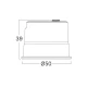 Λάμπα led modul Dimmable 7w MR16 45° 220V 3CCT - Braytron
