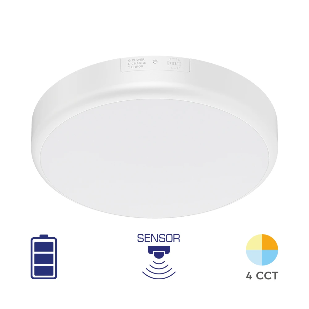 Πλαφονιέρα led "Grande" 20w 4in1 2000lm IP54 με ανίχνευση κίνησης, μέρα νύχτα και ασφαλείας - Braytron
