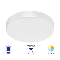 Πλαφονιέρα led "Grande" 20w 4in1 2000lm IP54 με ανίχνευση κίνησης, μέρα νύχτα και ασφαλείας - Braytron