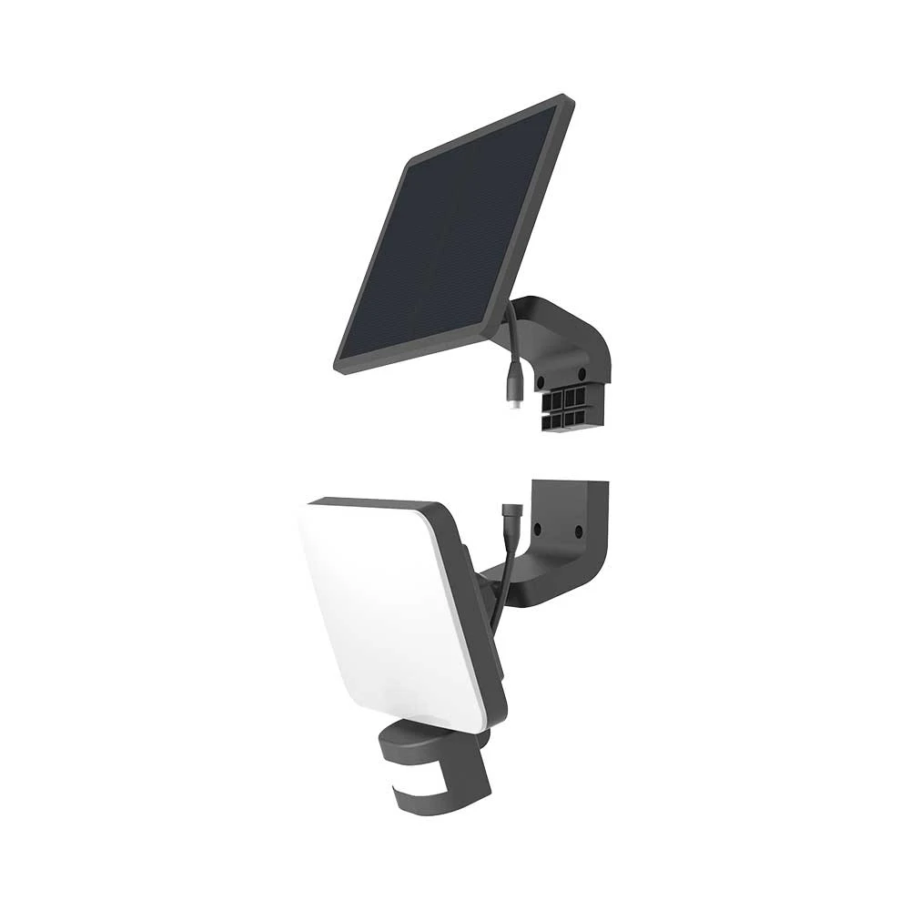 Προβολέας ηλιακός (solar) IP54 15w 1500lm 4000k με ανίχνευση - Braytron