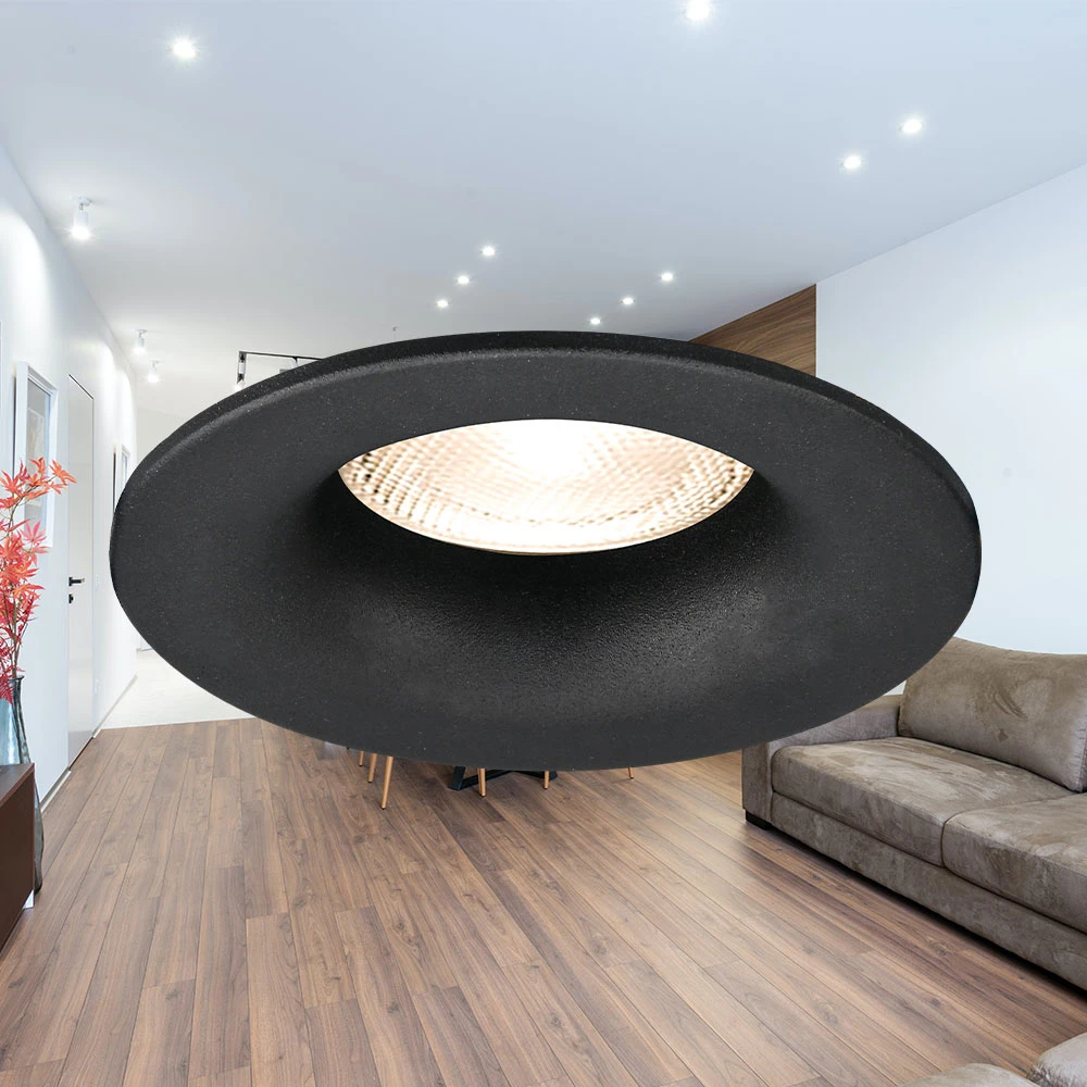 Σποτ Tetra Στρογγυλό Μαύρο 1xMR16 - Braytron