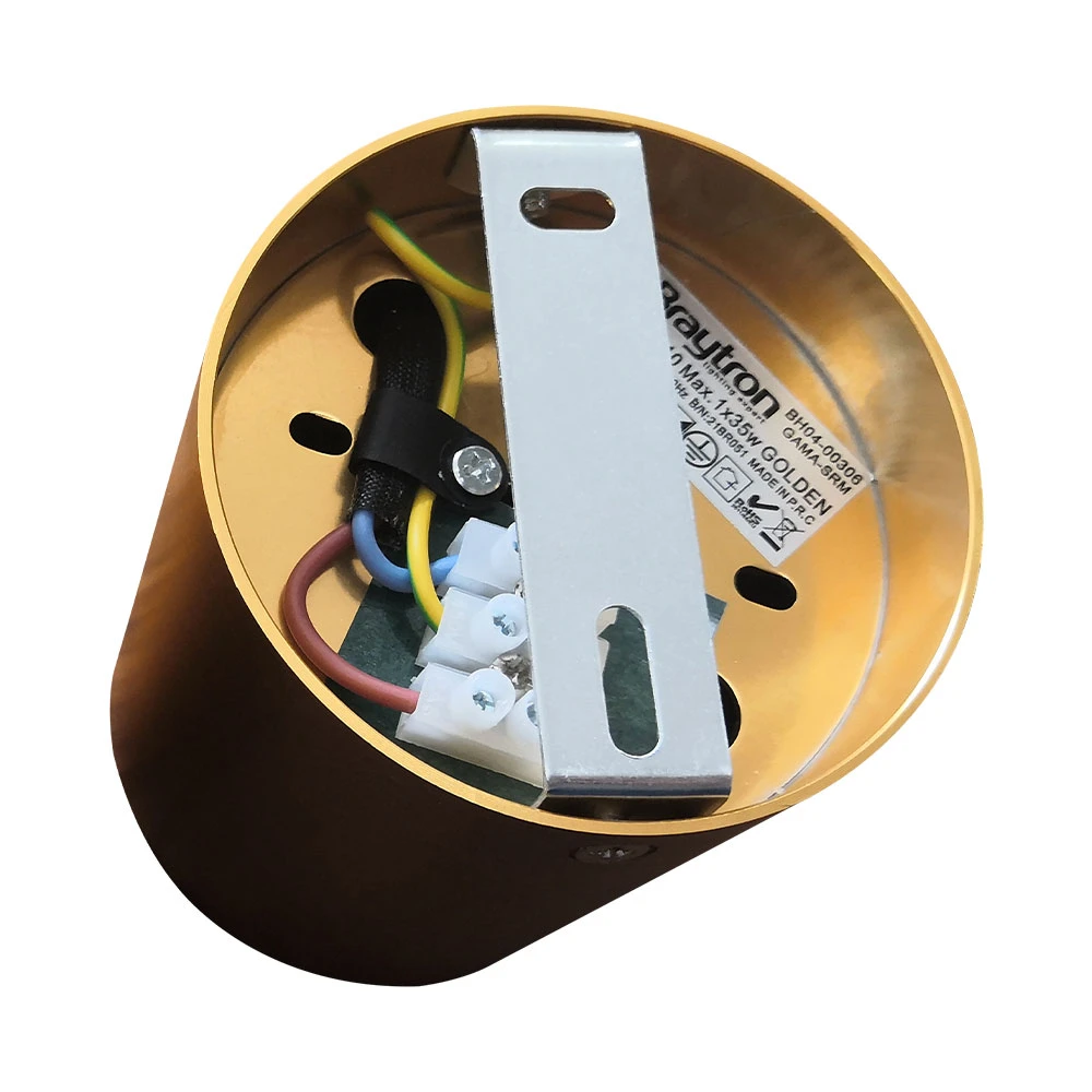 Σποτ Οροφής Χρυσό Κύλινδρος 1xGU10 GAMA-SRM - Braytron