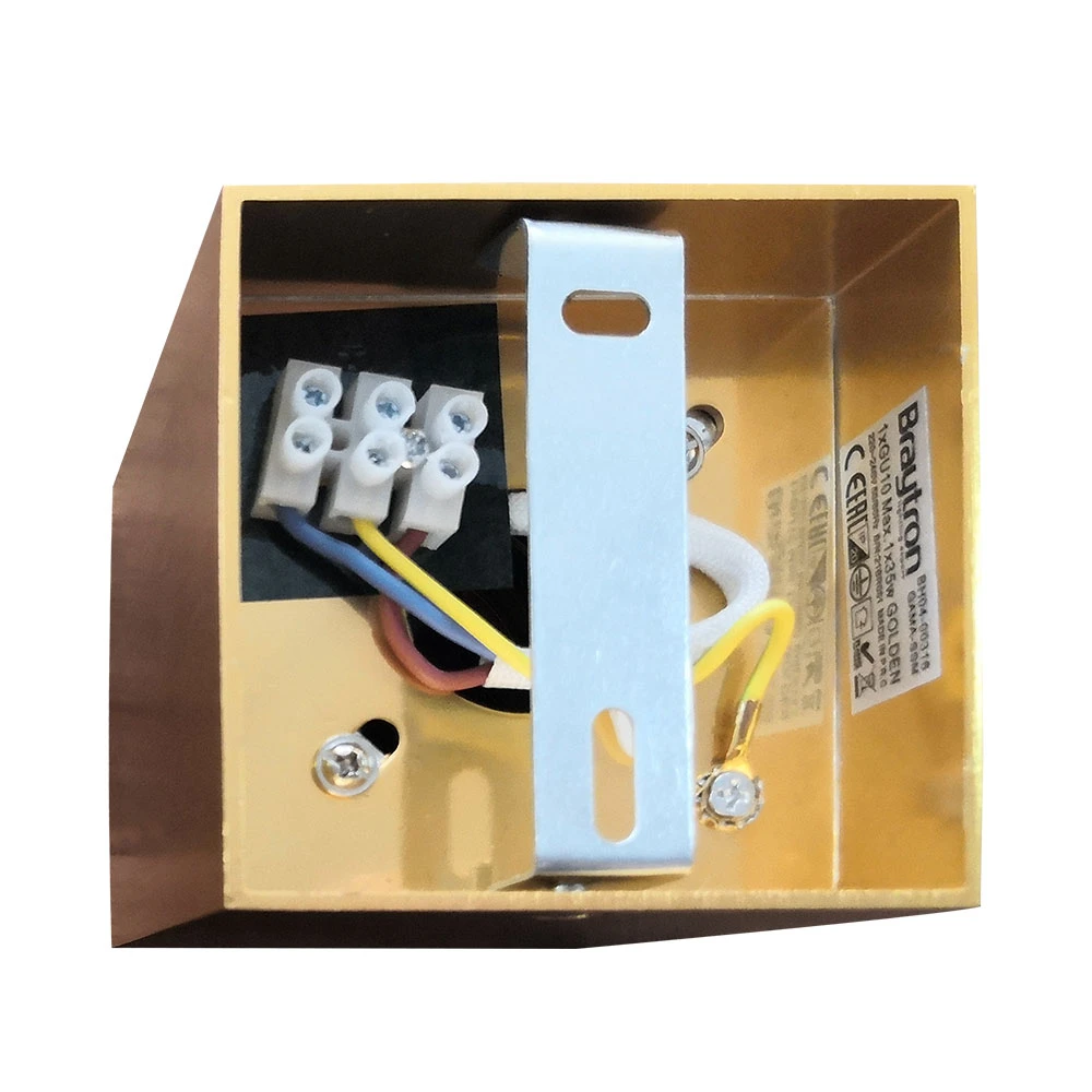 Σποτ Οροφής Χρυσό Τετράγωνο 1xGU10 GAMA-SSM - Braytron